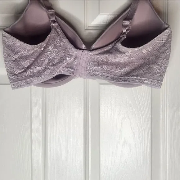 Vanity Fair 40DD Full Figure Underwire Padded Lace Smoothing Bra - Picture 9 of 11